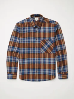 Baird Long-Sleeve Shirts B By Ben Sherman Long-Sleeve Recycled Check Shirt - Royal Blue