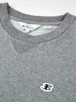Baird Loungewear B By Ben Sherman Tricot/Loopback Sweatshirt - Steel