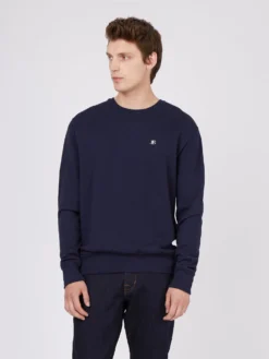 Baird B By Ben Sherman Tricot/Loopback Sweatshirt - Marine