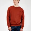 Baird B By Ben Sherman Tricot/Loopback Sweatshirt - Burnt Orange Loungewear