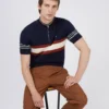 Baird B By Ben Sherman Shop B By Ben Sherman Short-Sleeve Zip-Neck Knit Polo - Marine