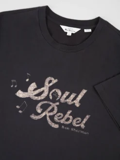 Baird Loungewear Retro Type Graphic Tee - Black