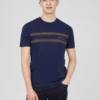 Baird Chest Stripe Logo Tee - Marine Loungewear