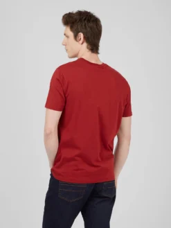 Baird Chest Stripe Logo Tee - Red