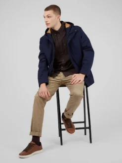 Baird Casual Jackets Hooded Anorak Jacket - Marine