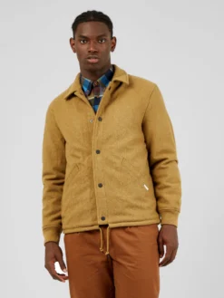 Baird Casual Jackets Wool Coach Jacket - Camel