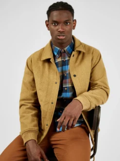 Baird Casual Jackets Wool Coach Jacket - Camel