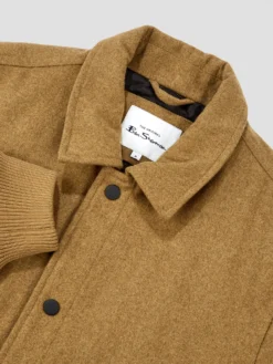 Baird Casual Jackets Wool Coach Jacket - Camel