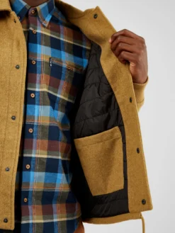 Baird Casual Jackets Wool Coach Jacket - Camel