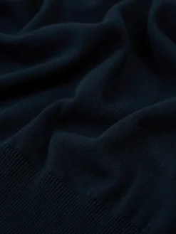 Baird Sweaters Signature Knit Roll-Neck Sweater - Dark Navy