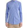 LF Blue Scooter Print Skinny Fit Dress Shirt Tailored Shop