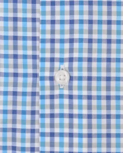 LF Multi Dobby Tattersall Skinny Fit Dress Shirt Tailored Shop