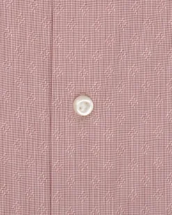 LF Rust Dobby Puppytooth Slim Fit Dress Shirt