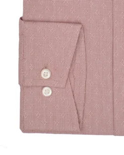 LF Rust Dobby Puppytooth Slim Fit Dress Shirt