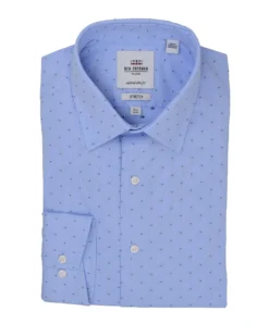 LF Diamond Dobby Clip-Spot Slim Fit Dress Shirt Tailored Shop