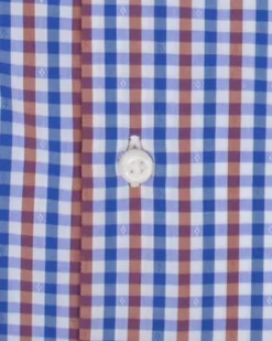 LF Tailored Shop Multi Dobby Gingham Slim Fit Dress Shirt
