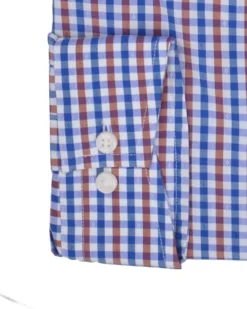 LF Tailored Shop Multi Dobby Gingham Slim Fit Dress Shirt