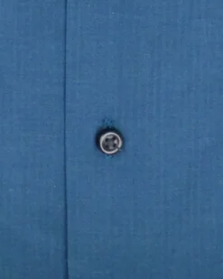 LF Tailored Shop Forest & Navy Tonic Herringbone Slim Fit Dress Shirt