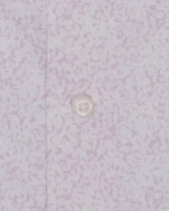 LF Tailored Shop Pale Pink Floral Print Slim Fit Dress Shirt