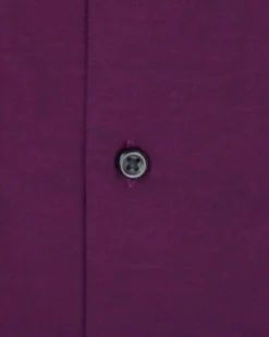 LF Tailored Shop Wine & Navy Tonic Herringbone Slim Fit Dress Shirt