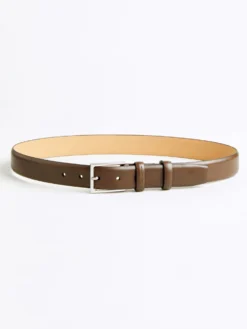 Randa Lynton Leather Dress Belt - Brown