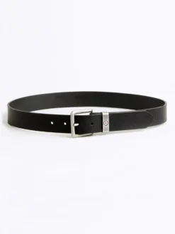 Randa Lynton Leather Dress Belt - Black