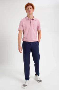 Northstar Beatnik Oxford Slim Taper Garment Dye Chino - Navy Chinos & Trousers