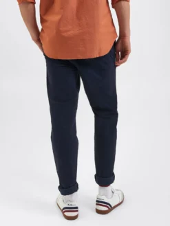 Northstar Slim Tapered Drawcord Chino Pant - Navy Chinos & Trousers