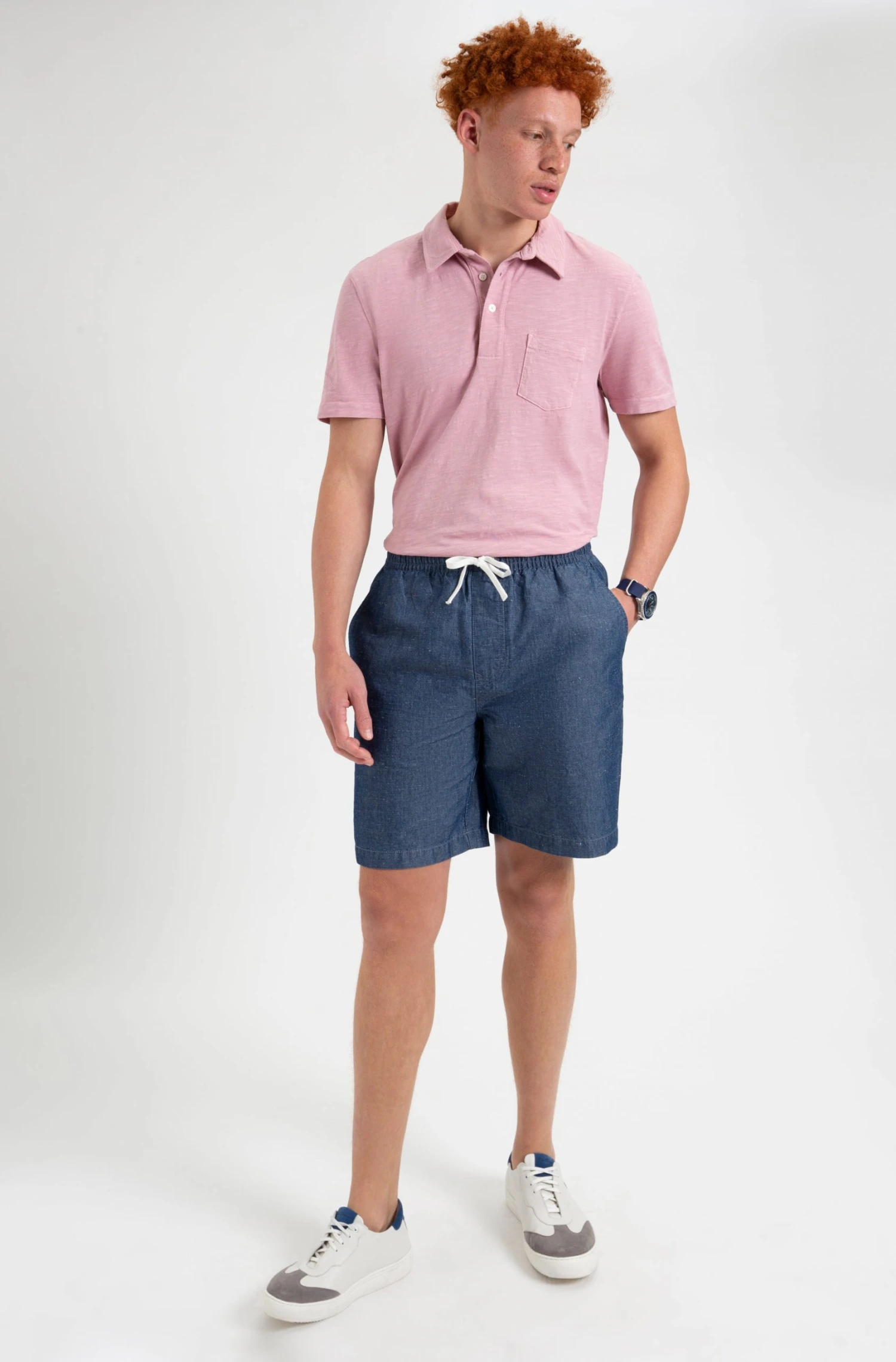 Northstar Hastings Organic Chambray Chino Deck Short 5 Northstar Hastings Organic Chambray Chino Deck Short