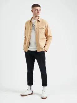 Northstar Garment Dye Chore Shirt Jacket - Mustard Yellow