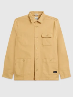 Northstar Garment Dye Chore Shirt Jacket - Mustard Yellow