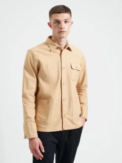 Northstar Garment Dye Chore Shirt Jacket - Mustard Yellow