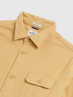 Northstar Garment Dye Chore Shirt Jacket - Mustard Yellow