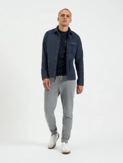 Northstar Long-Sleeve Shirts Garment Dye Chore Shirt Jacket - Navy