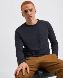 Northstar Garment Dye Beatnik Long-Sleeve T-Shirt - Washed Black