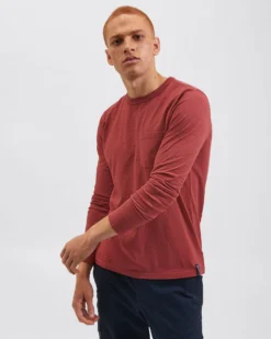 Northstar Garment Dye Beatnik Long-Sleeve T-Shirt - Deep Orange T-Shirts