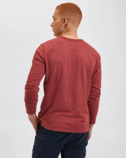 Northstar Garment Dye Beatnik Long-Sleeve T-Shirt - Deep Orange T-Shirts