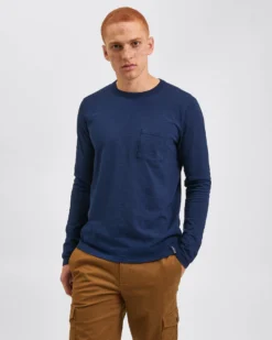 Northstar Garment Dye Beatnik Long-Sleeve T-Shirt - Navy Indigo