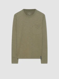 Northstar Garment Dye Beatnik Long-Sleeve T-Shirt - Olive Green T-Shirts