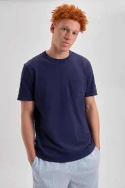 Northstar Garment Dye Beatnik Short-Sleeve T-Shirt - Navy Indigo