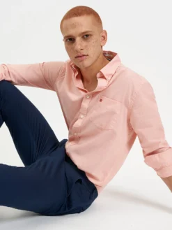 Northstar End-On-End Beatnik Wash Shirt - Orange