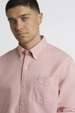 Northstar Beatnik Oxford Garment Dye Shirt - Washed Pink Spring | Summer 2022