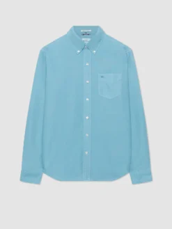 Northstar Beatnik Oxford Garment Dye Shirt - Deep Teal Blue Long-Sleeve Shirts 10 Northstar Beatnik Oxford Garment Dye Shirt - Deep Teal Blue Long-Sleeve Shirts