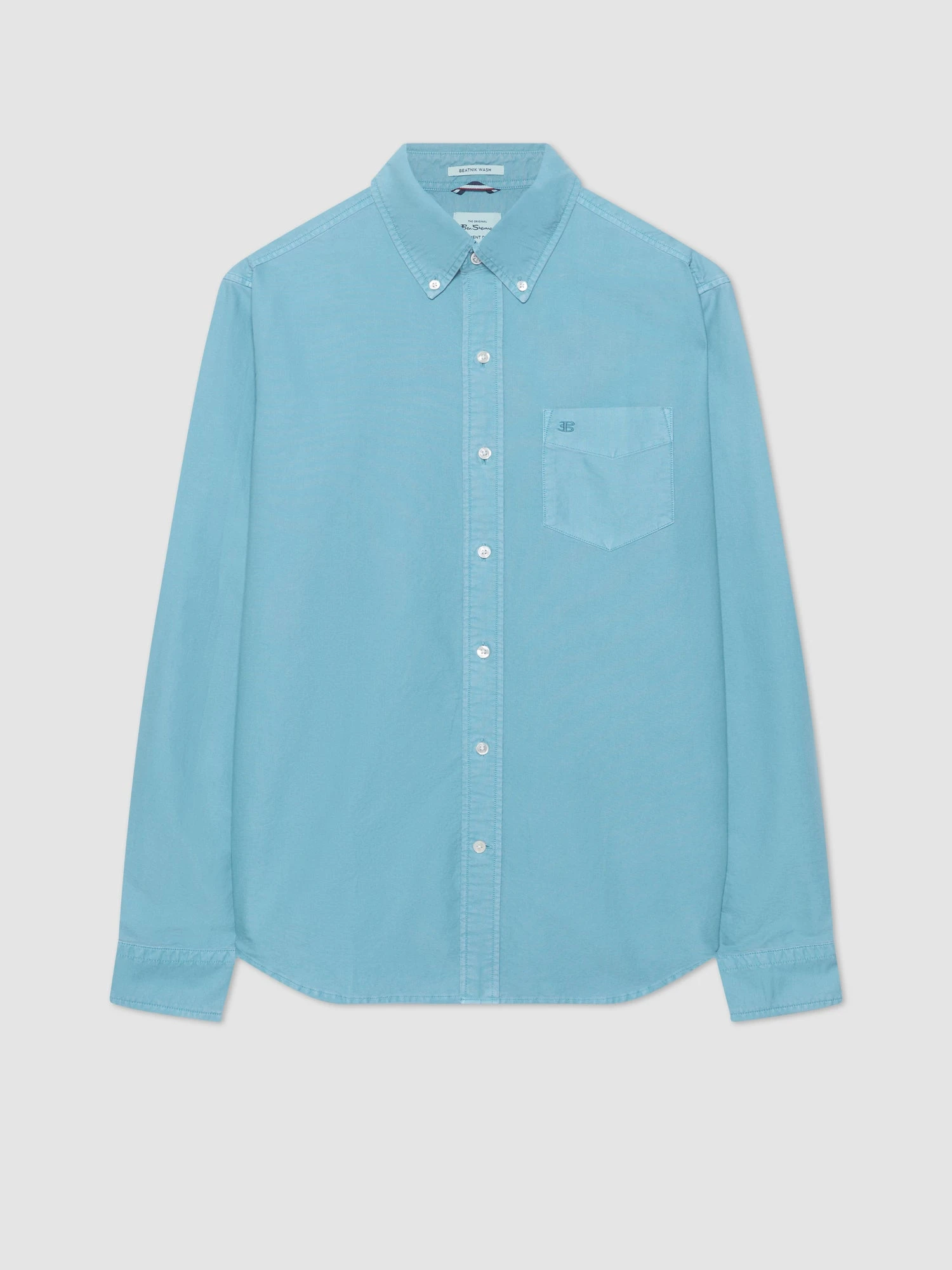 Northstar Beatnik Oxford Garment Dye Shirt - Deep Teal Blue Long-Sleeve Shirts 5 Northstar Beatnik Oxford Garment Dye Shirt - Deep Teal Blue Long-Sleeve Shirts