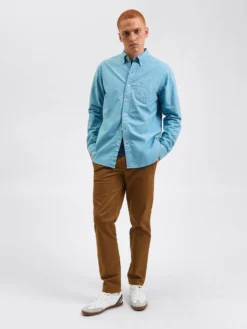 Northstar Beatnik Oxford Garment Dye Shirt - Deep Teal Blue Long-Sleeve Shirts 13 Northstar Beatnik Oxford Garment Dye Shirt - Deep Teal Blue Long-Sleeve Shirts