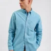 Northstar Beatnik Oxford Garment Dye Shirt - Deep Teal Blue Long-Sleeve Shirts