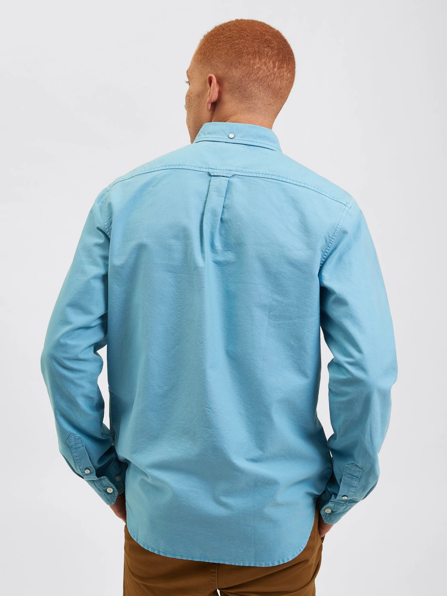 Northstar Beatnik Oxford Garment Dye Shirt - Deep Teal Blue Long-Sleeve Shirts 4 Northstar Beatnik Oxford Garment Dye Shirt - Deep Teal Blue Long-Sleeve Shirts