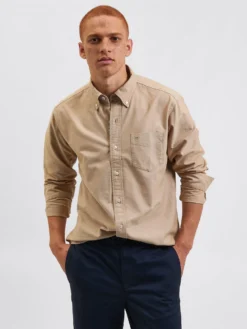 Northstar Beatnik Oxford Garment Dye Shirt - Stone