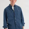 Northstar Long-Sleeve Shirts Hackney Wick Denim Shirt - Dark Indigo Wash