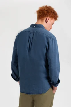 Northstar Long-Sleeve Shirts Hackney Wick Denim Shirt - Dark Indigo Wash